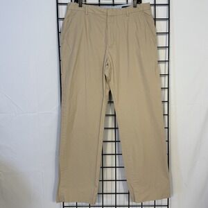 Banana Republic Chino Pants Mens 36x34 Beige Khaki Business Casual Preppy Cotton